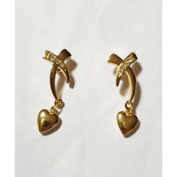 Avon Jewelry - Avon hearts kiss delicate Avon earrings from 1994